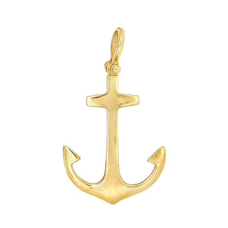 Anchor Pendant, 14Kt