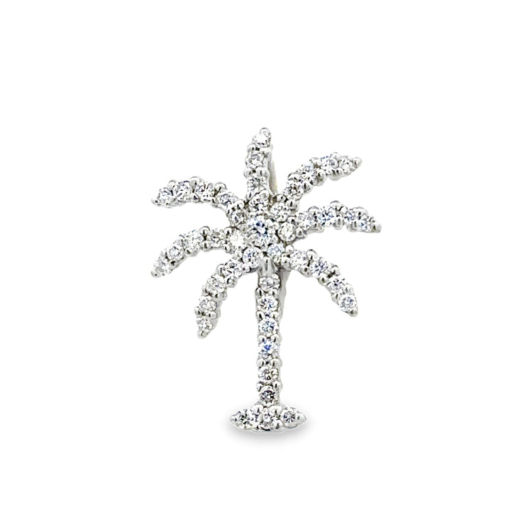 Palm Tree Pendant, 18Kt