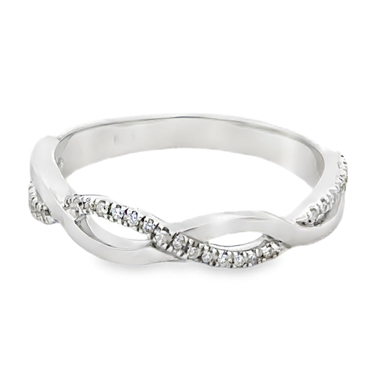 Diamond Band Ring, 14Kt