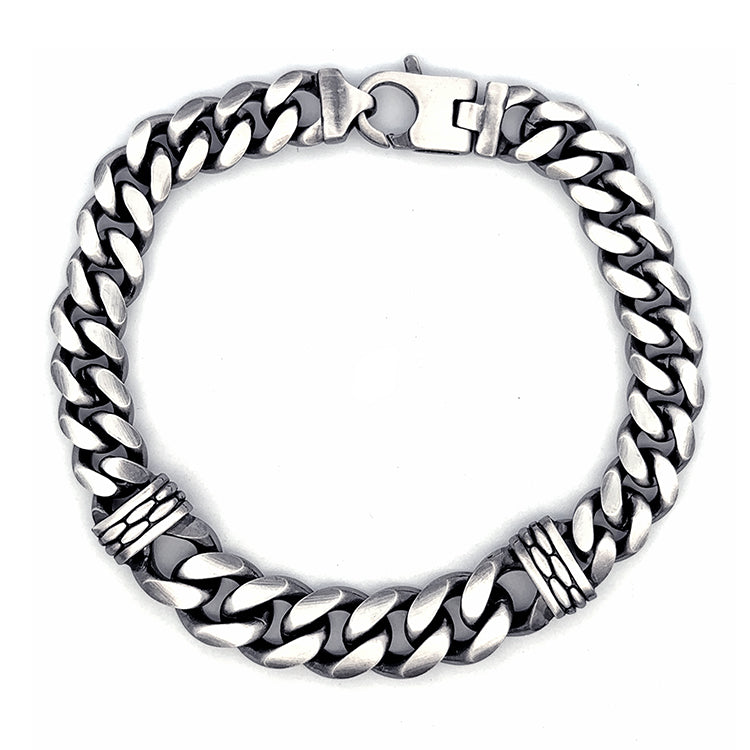 Curb Link Bracelet, Sterling Silver