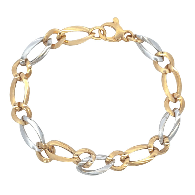 Link Bracelet, 14Kt