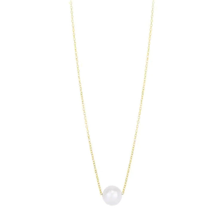 Pearl Necklace, 14Kt