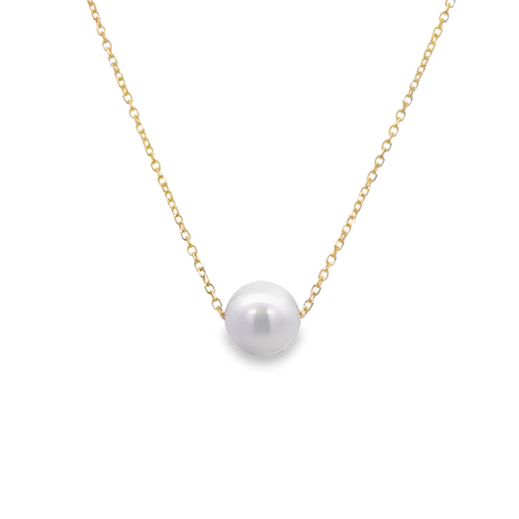 Pearl Necklace, 14Kt