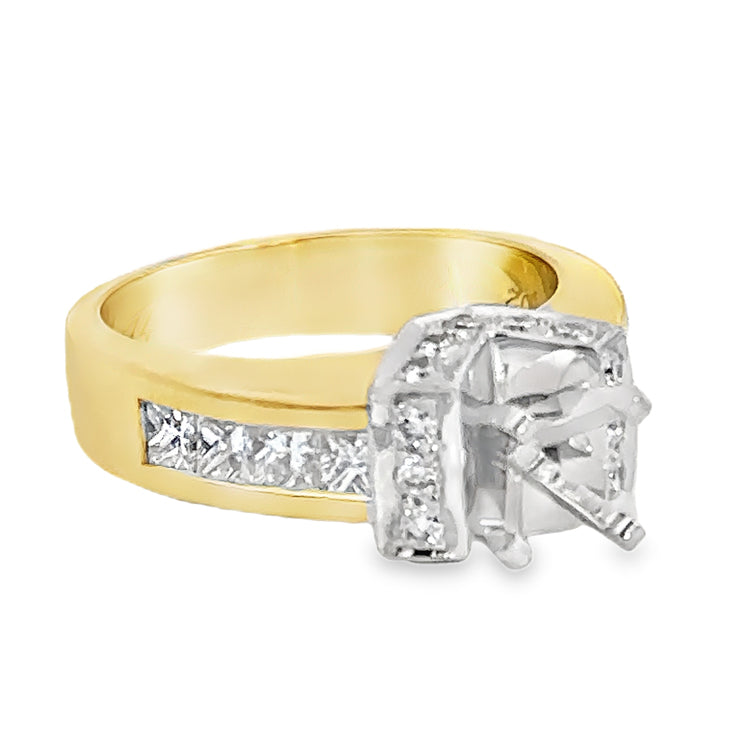 Diamond Ring Mounting, 18Kt