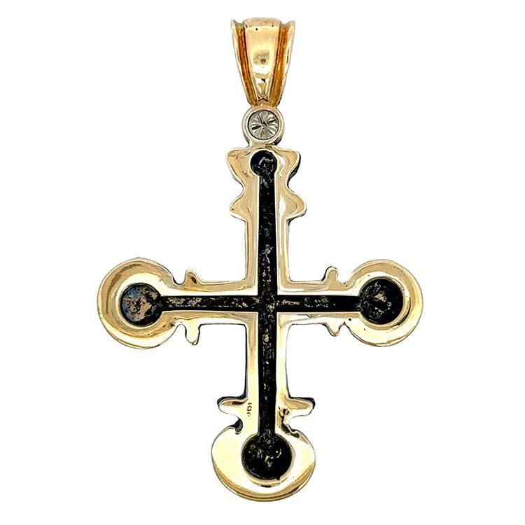 Ancient Byzantine Bronze Cross