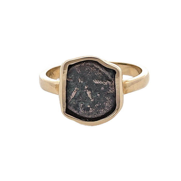 Ancient Judean Widow&#39;s Mite Ring