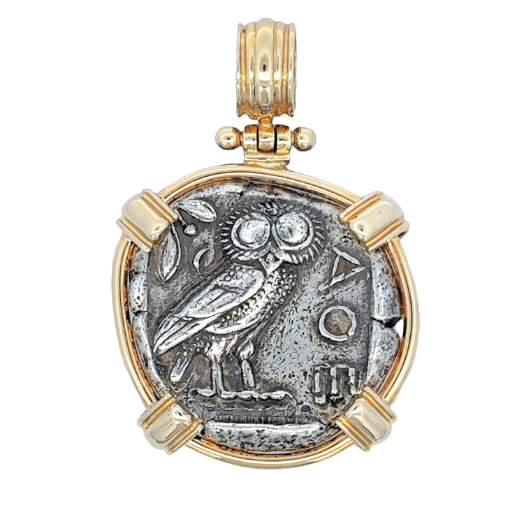 Ancient Greek Silver Tetradrachm - The Owl of Athens