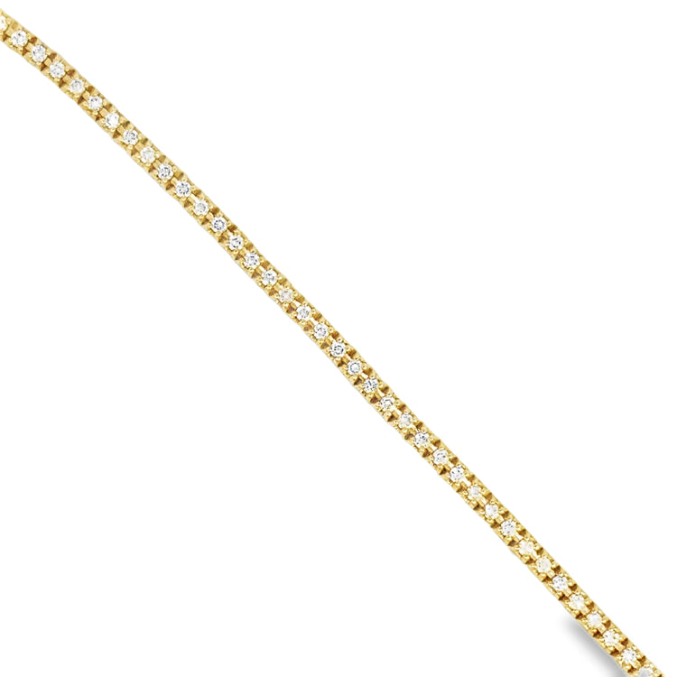 Diamond Bracelet, 14Kt