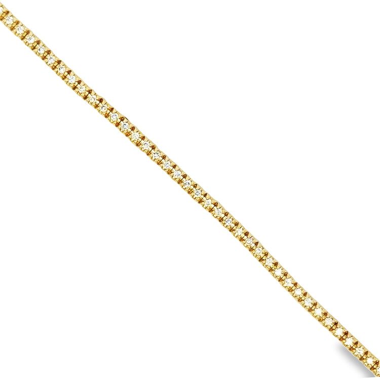 Diamond Eternity Tennis Necklace, 14Kt