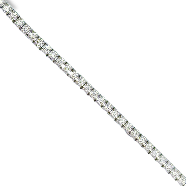 Diamond Eternity Tennis Necklace, 14Kt