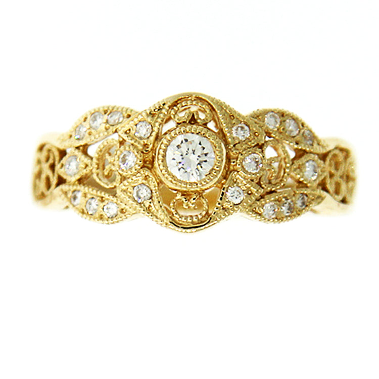 Diamond Ring, 14Kt