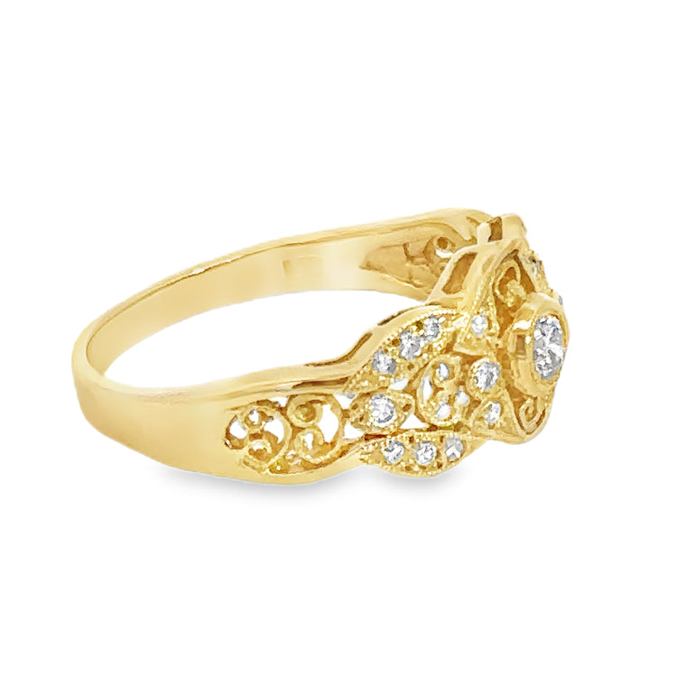 Diamond Ring, 14Kt