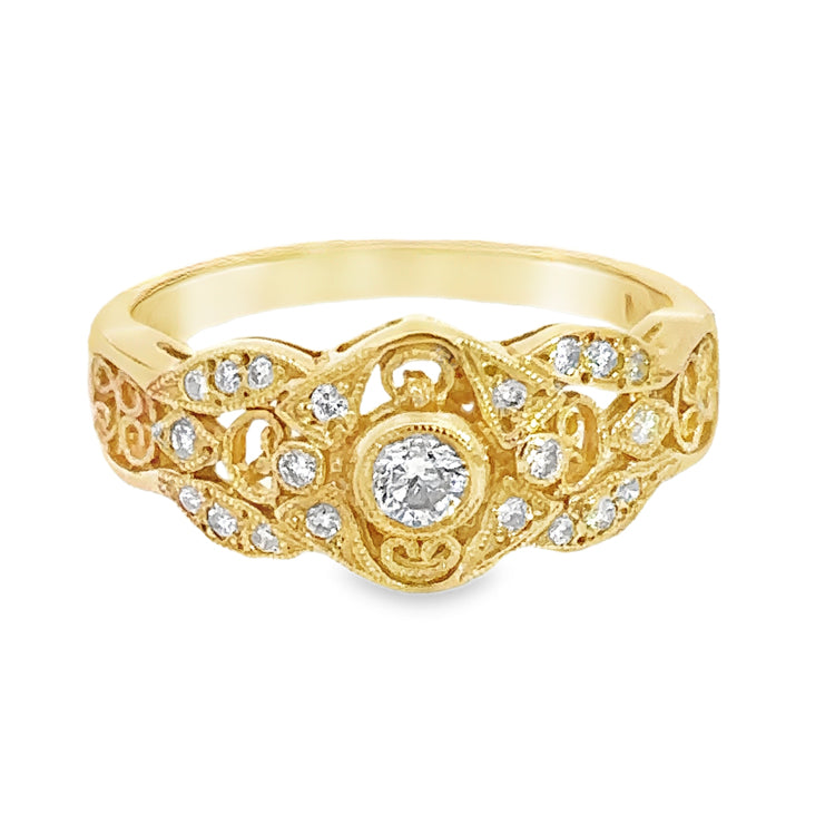 Diamond Ring, 14Kt