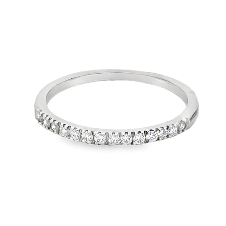 Diamond Stack Band Ring, 14Kt