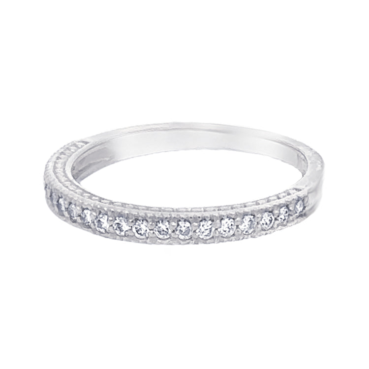 Diamond Stack Band Ring, 14Kt