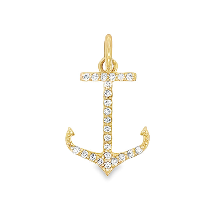 Anchor Pendant, 14Kt