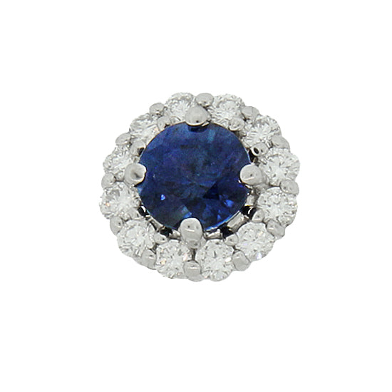 Sapphire and Diamond Pendant