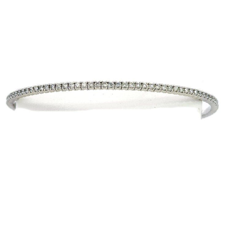 Diamond Flex Bangle Bracelet, 14Kt