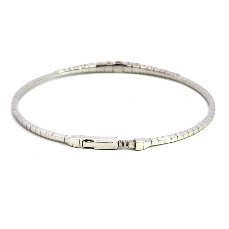 Diamond Flex Bangle Bracelet, 14Kt