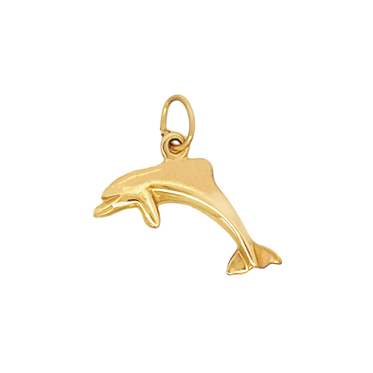 Dolphin Pendant, 14Kt