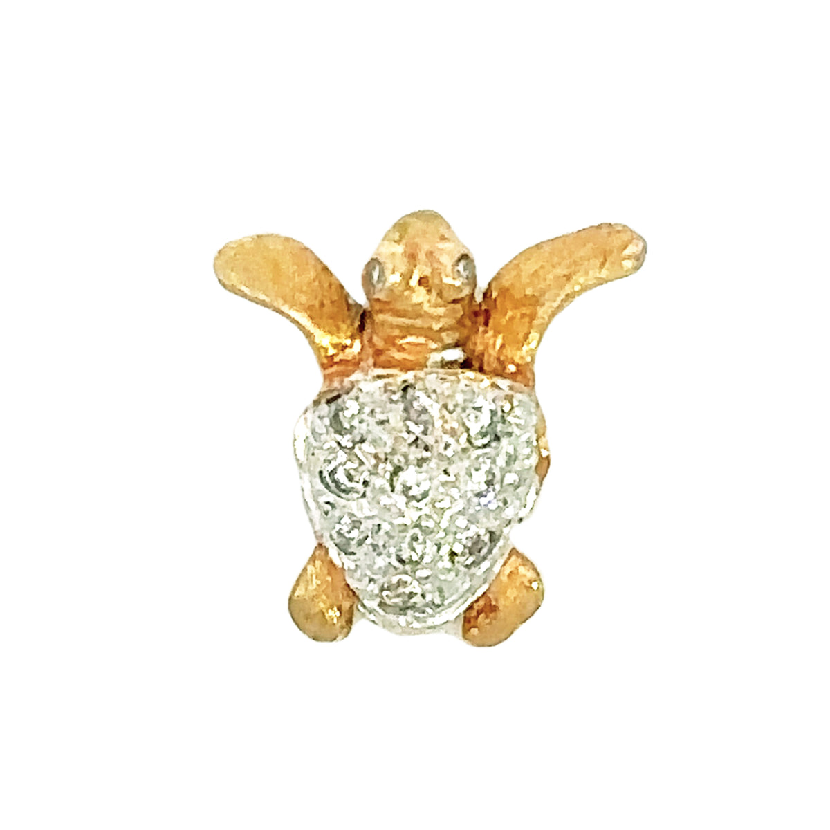 Turtle Pendant, 14Kt