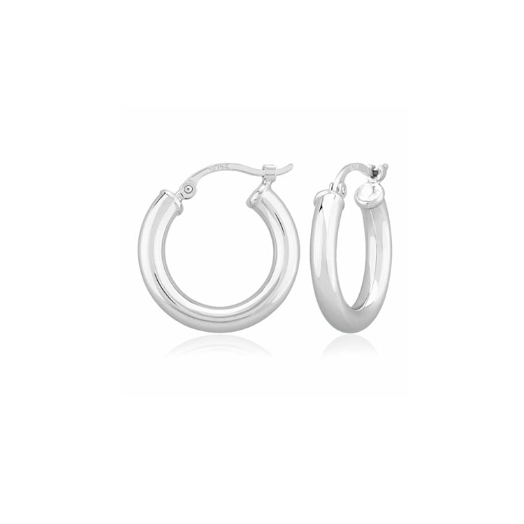 Hoop Earrings, 14Kt - 3 x 18MM