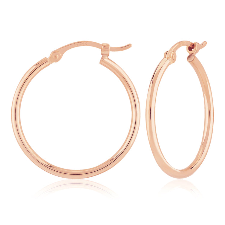 Hoop Earrings, 14Kt - 1.5 x 20MM