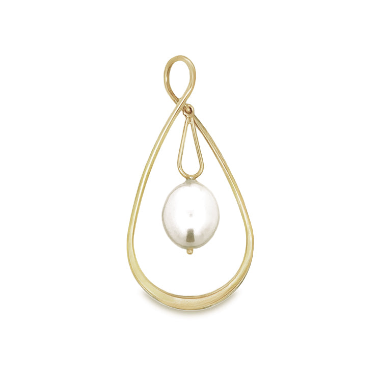 Pearl Pendant, 14Kt