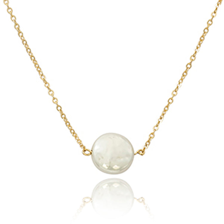 Pearl Necklace, 14Kt