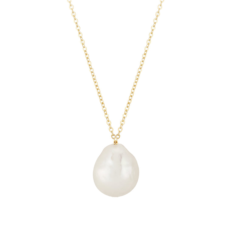 Pearl Necklace, 14Kt