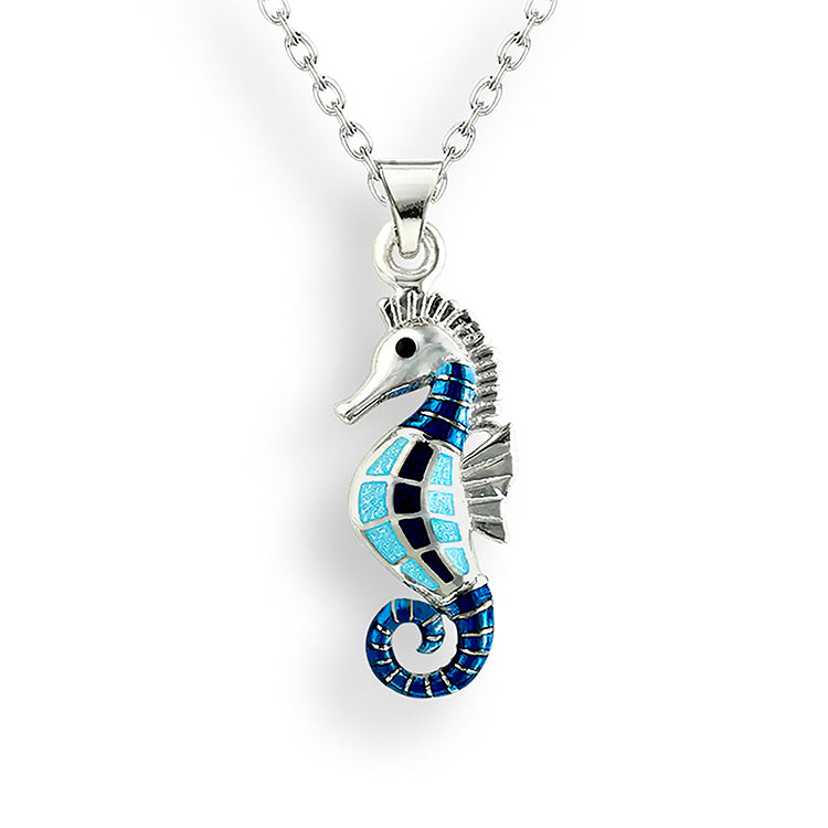 Seahorse Necklace, Sterling