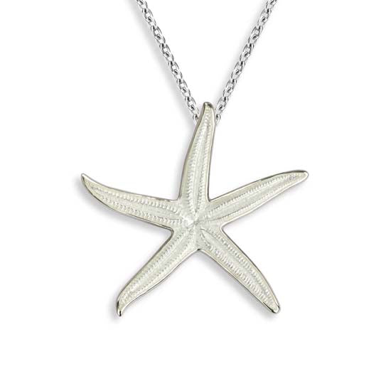 Starfish Necklace, Sterling