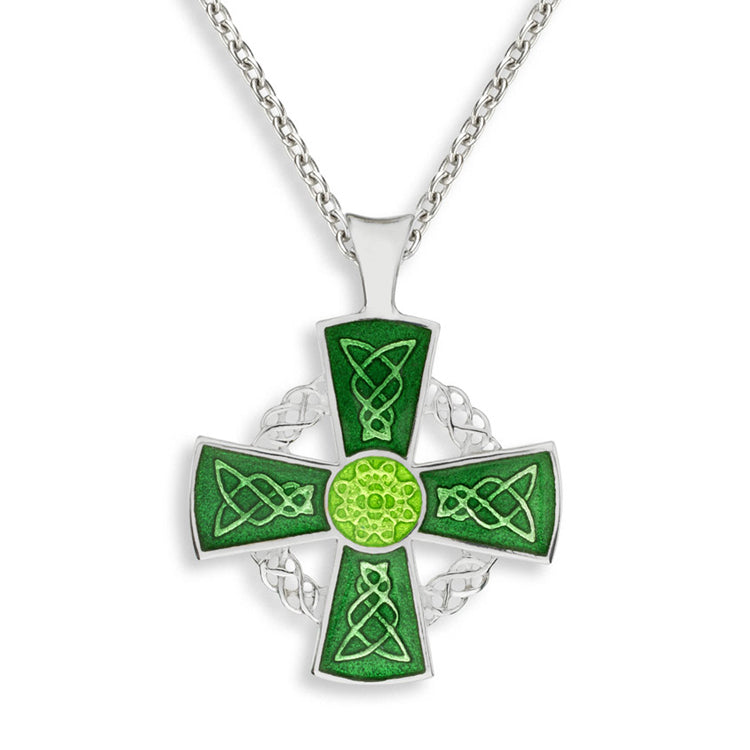 Celtic Cross Necklace, Sterling