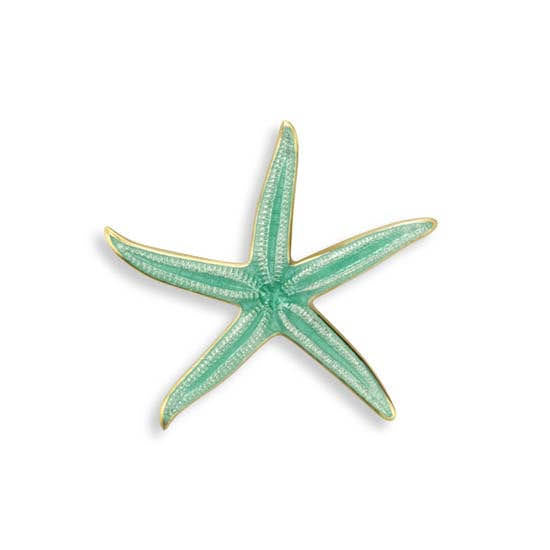 Starfish Pendant 18Kt. and Enamel