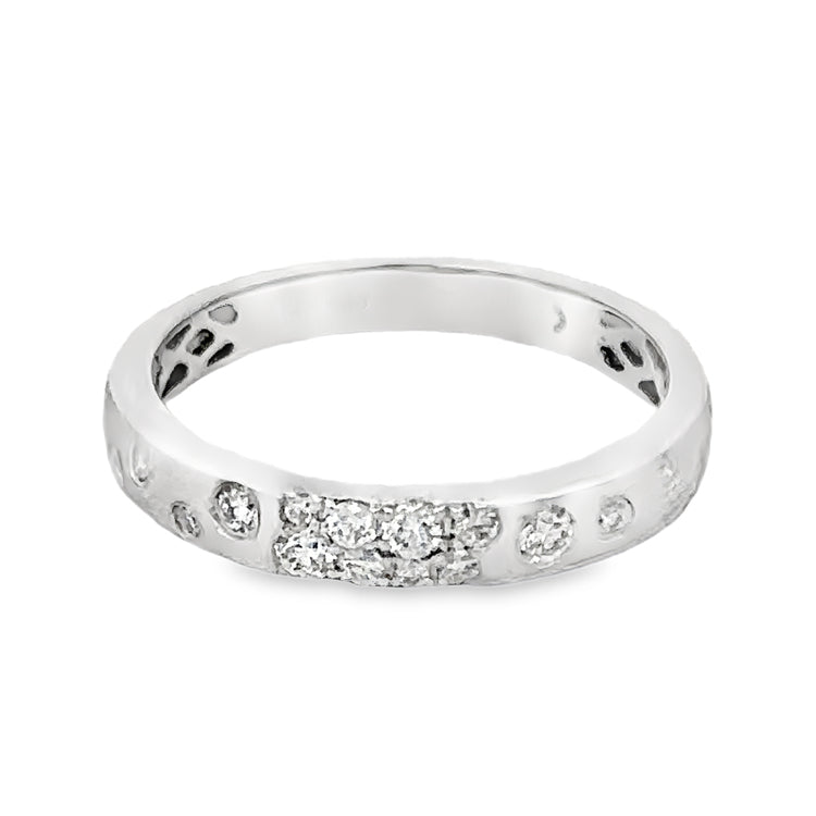 Confetti Band Ring, 14Kt