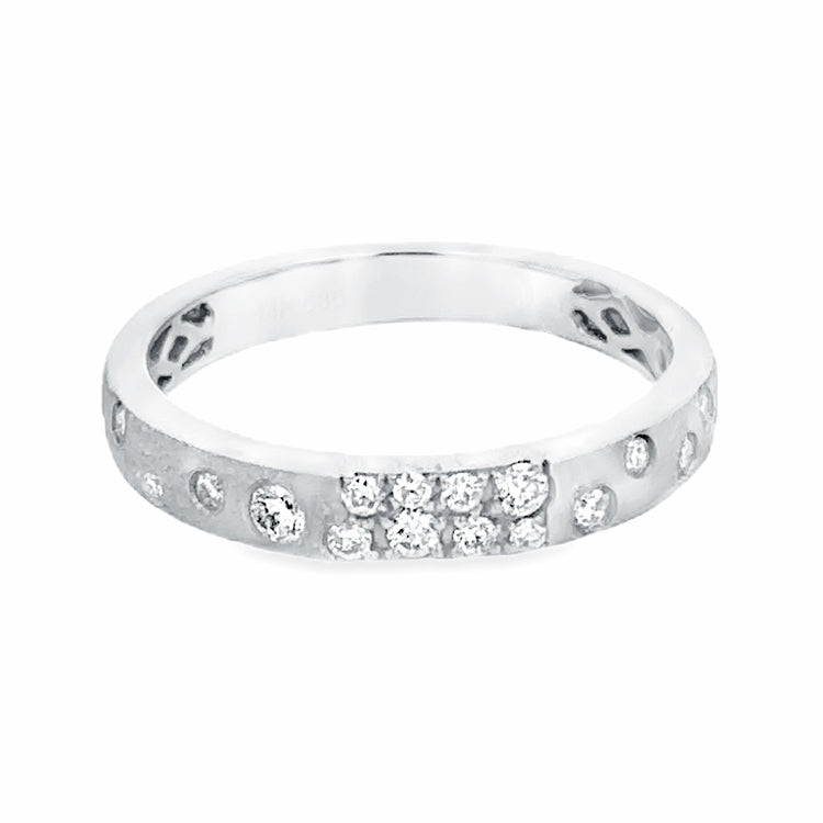 Confetti Band Ring, 14Kt