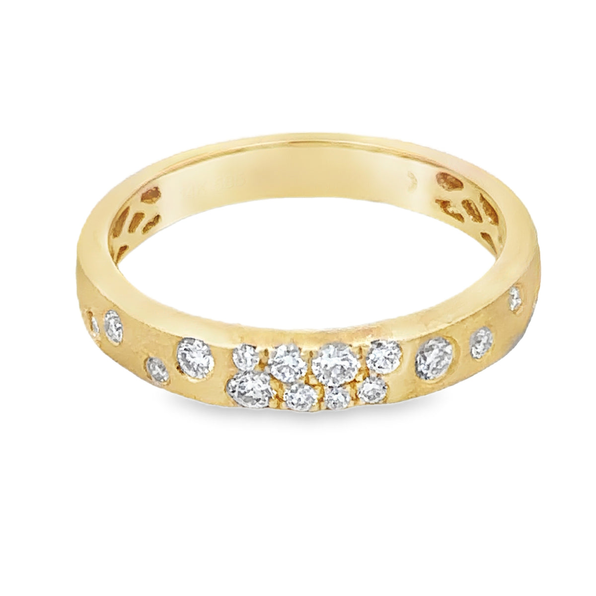 Confetti Band Ring, 14Kt