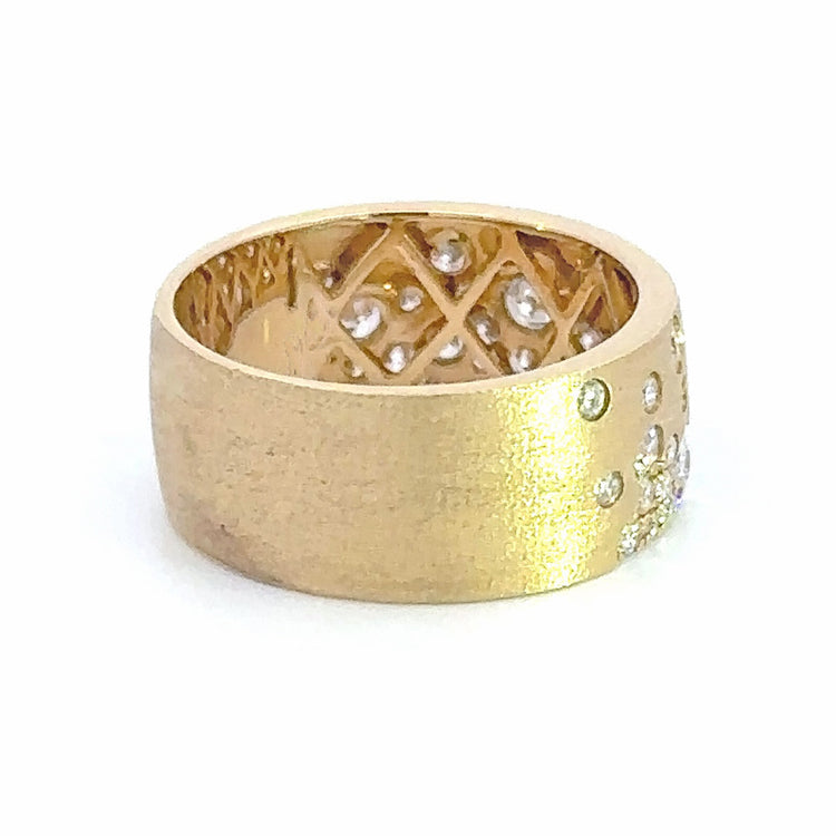 Buy AanyaCentric Gold Plated American Diamond Ad Ring for Boys & Man Online  at Best Price | Distacart