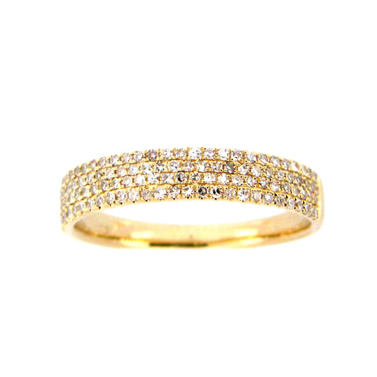 Diamond Stack Band, 14Kt