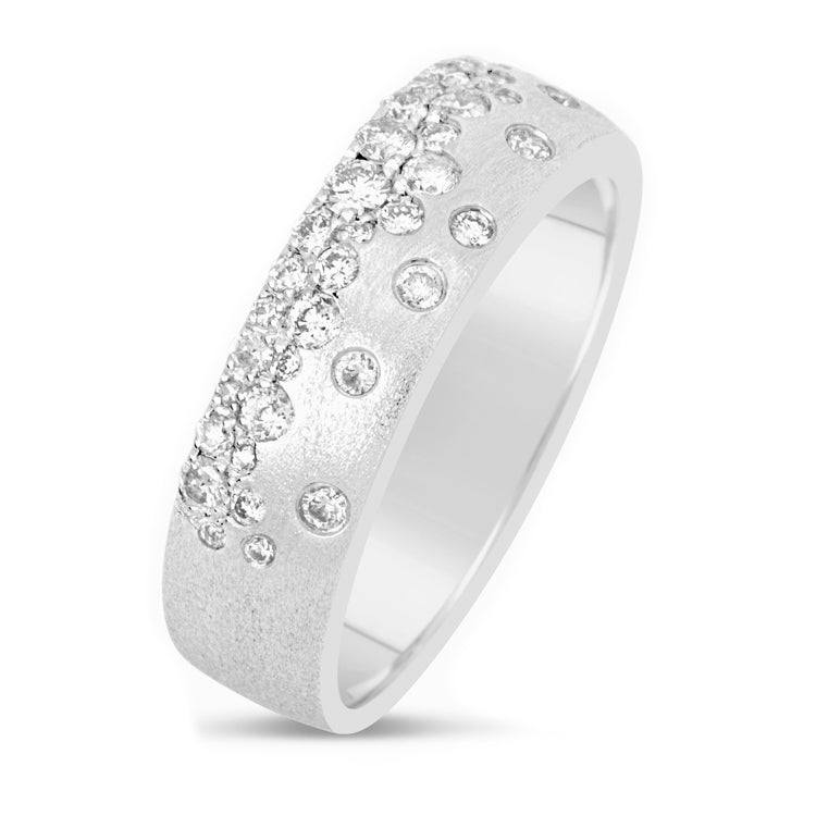 Diamond Confetti Ring, 14Kt