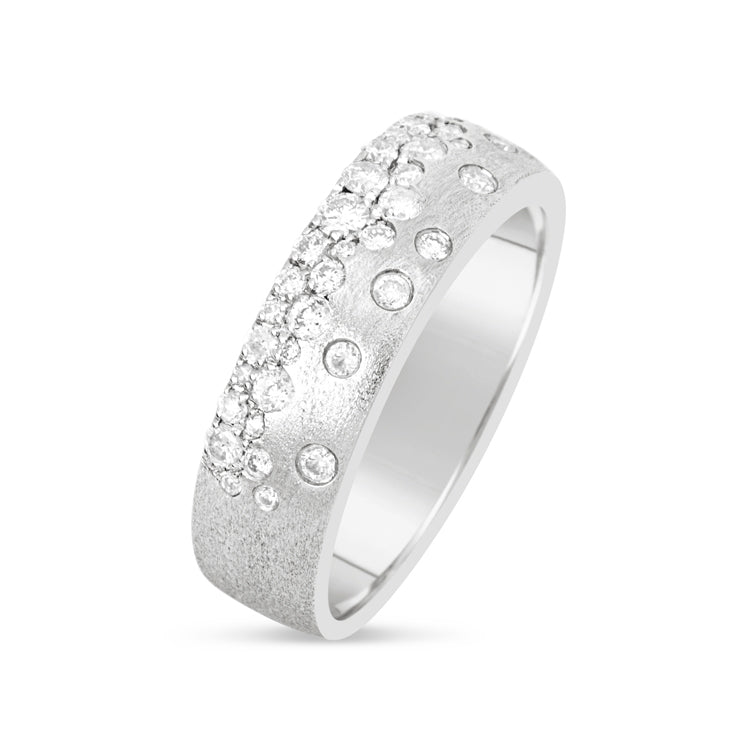 Diamond Confetti Ring, 14Kt