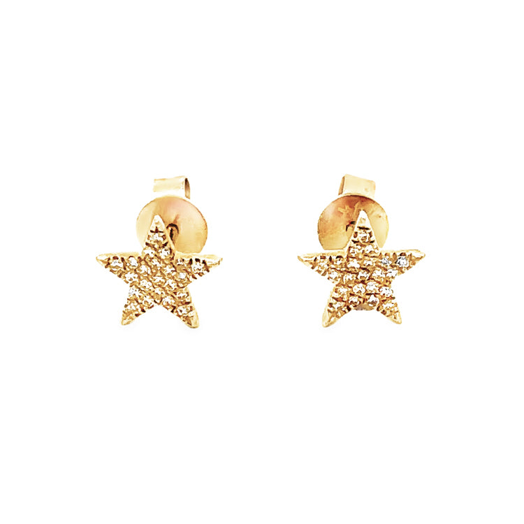 Diamond Star Earrings