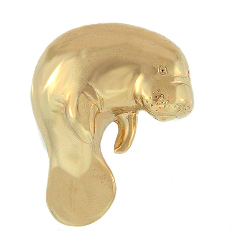 Manatee Pendant-Slide, 14Kt