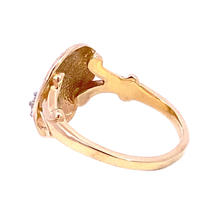 Scallop Shell Ring, 14Kt