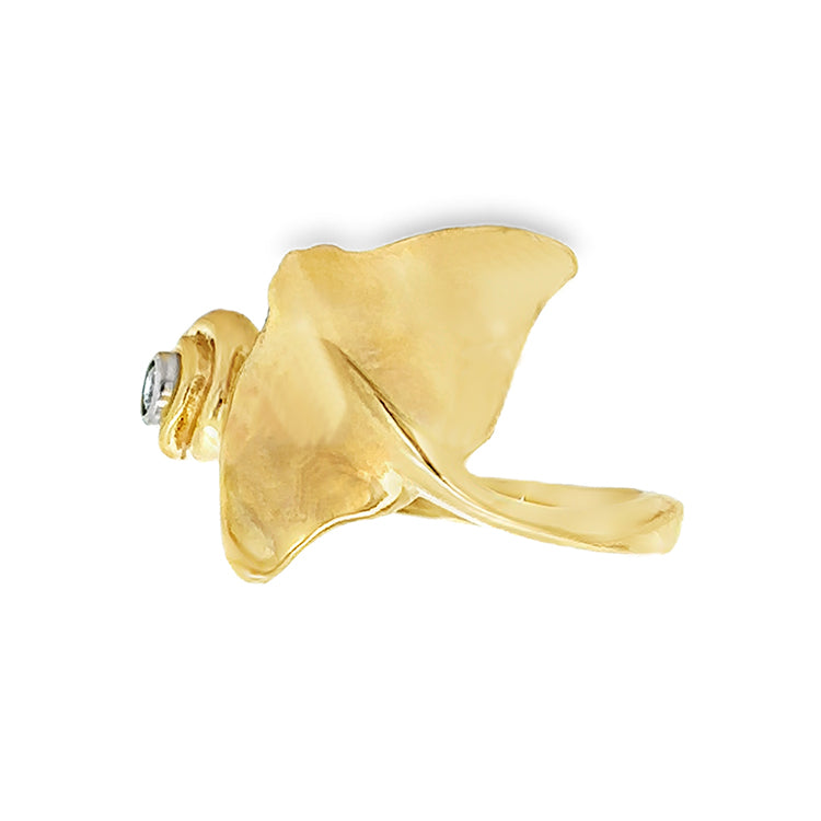 Stingray Ring, 14KT