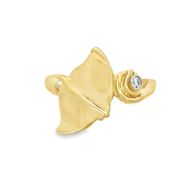 Stingray Ring, 14KT