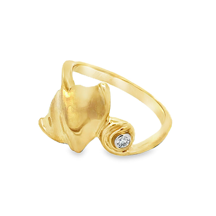 Stingray Ring, 14KT