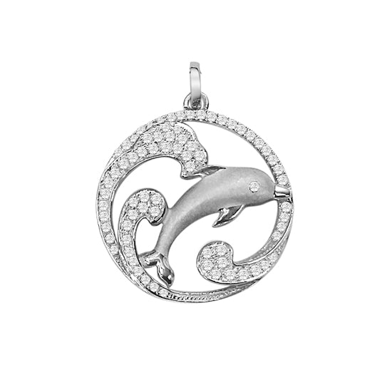 Sterling Dolphin Pendant