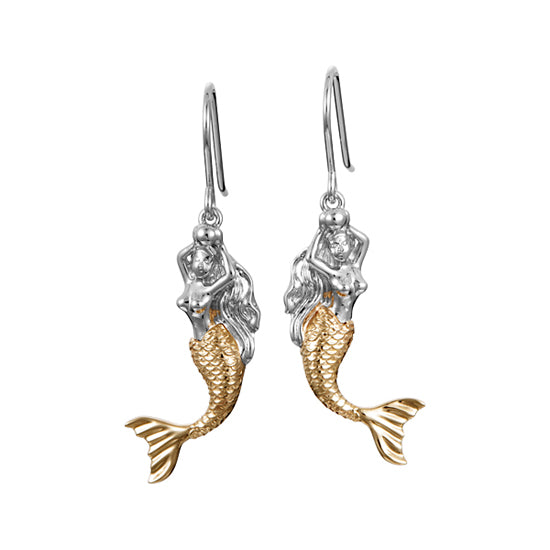 Sterling Mermaid Earrings