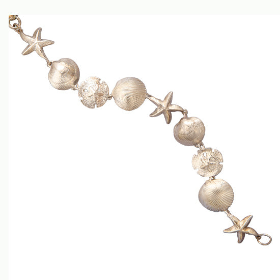 Sterling Seashell Bracelet